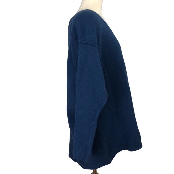 FREE PEOPLE Softly V Neck Oversized Sweater - Picture 4 of 6